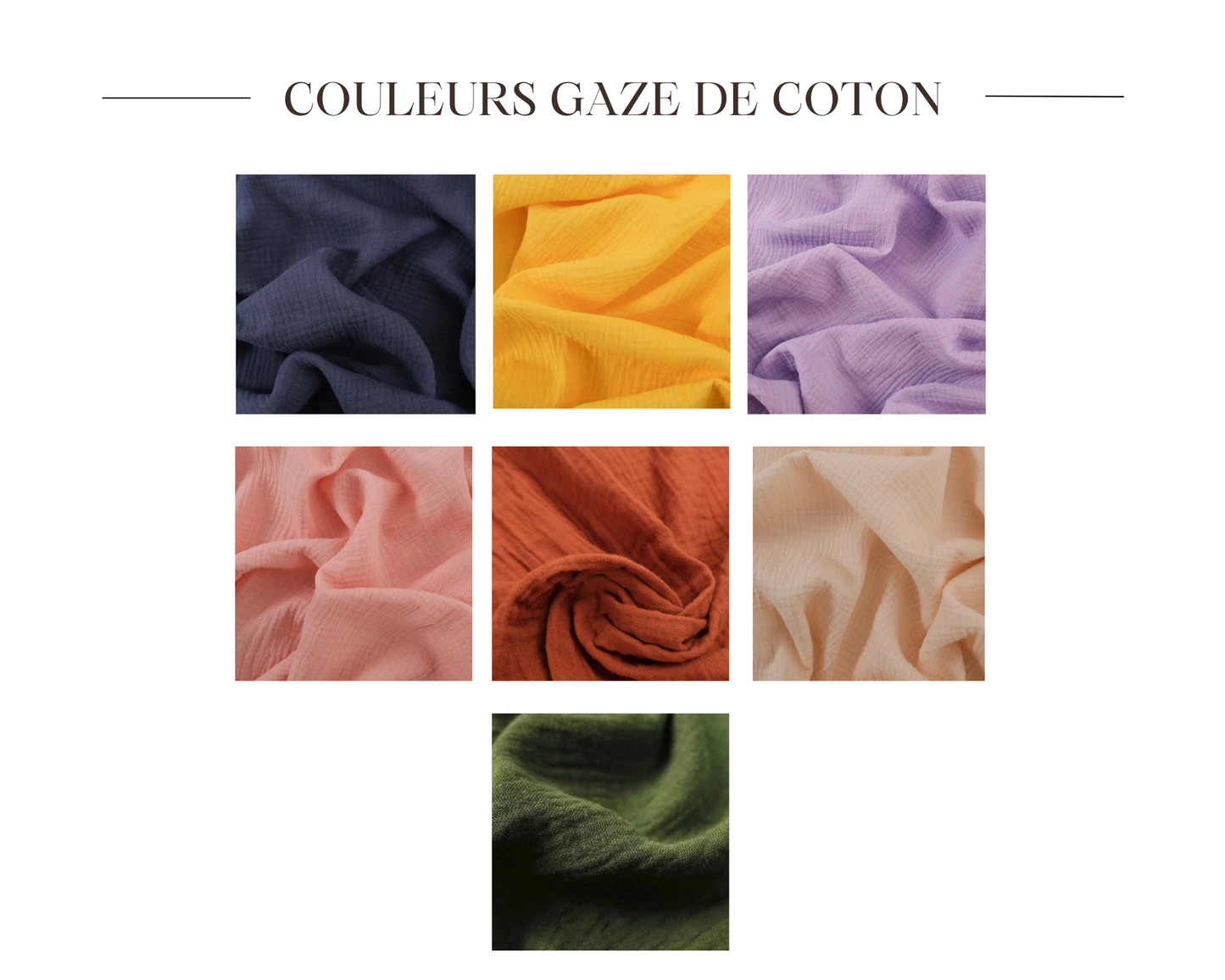 Attache Tétine - Gaze de Coton