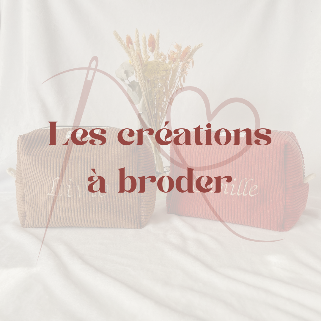 Les créations à broder