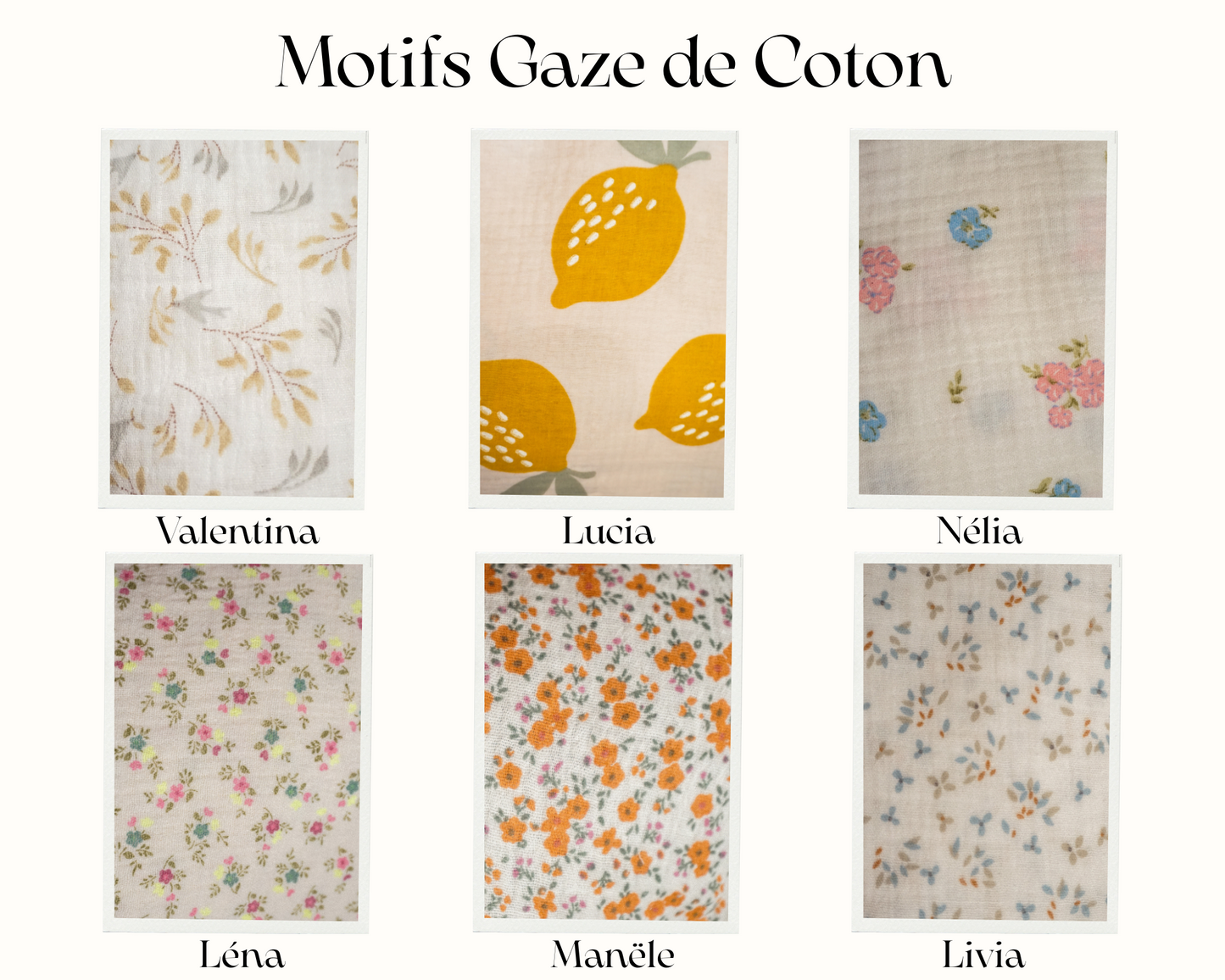 A BRODER - Trousse de Toilette - Gaze de Coton